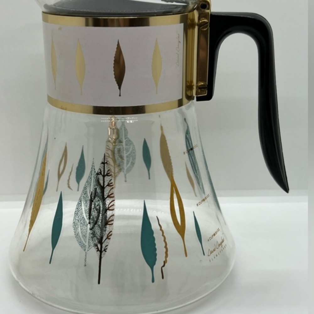 Vintage David Douglas Flameproof Retro Coffee Pot.